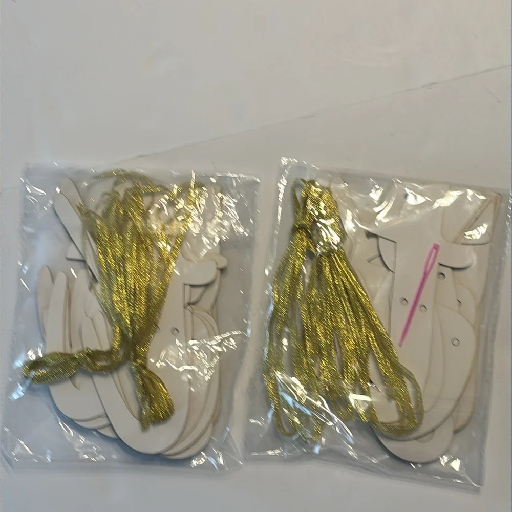 Black and Gold Glitter Banner Decoration Set of 2